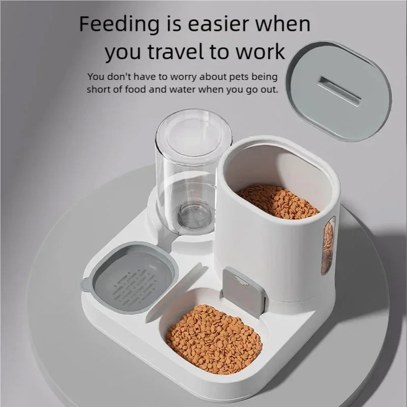 Halvo Automatic Pet Feeder & Water Dispenser for cats and dogs with continuous food and water supply
