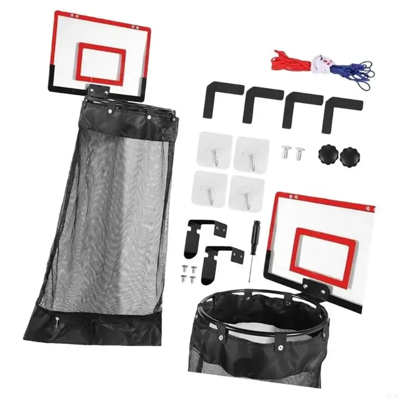 Halvo Basketball Laundry Basket with foldable design, zipper lid, and large capacity for clothes and toy storage