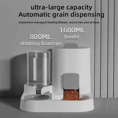 Halvo Automatic Pet Feeder & Water Dispenser for cats and dogs with continuous food and water supply