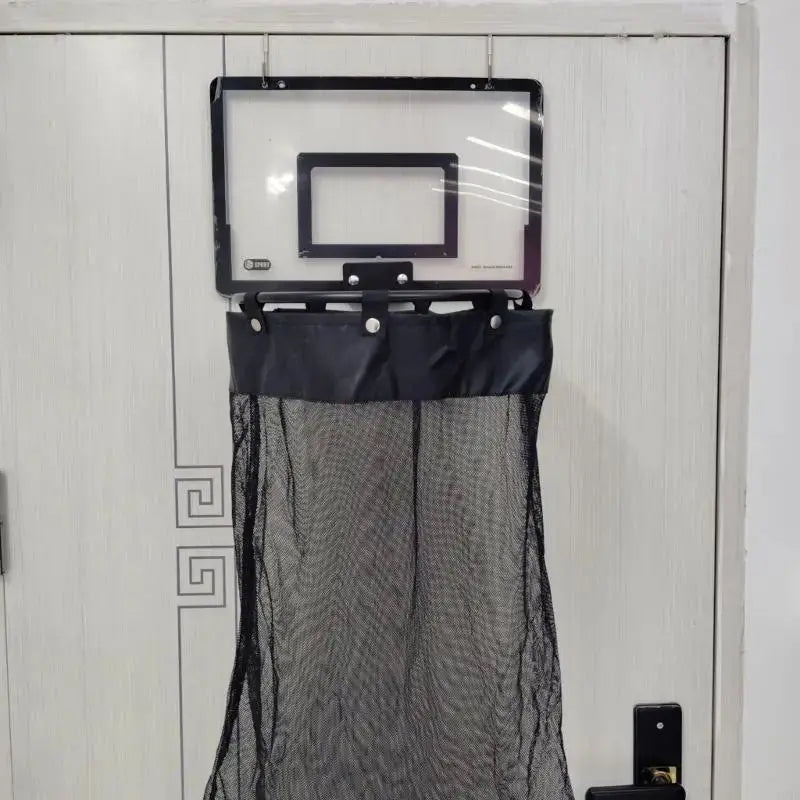 Halvo Basketball Laundry Basket with foldable design, zipper lid, and large capacity for clothes and toy storage