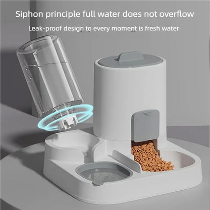 Halvo Automatic Pet Feeder & Water Dispenser for cats and dogs with continuous food and water supply